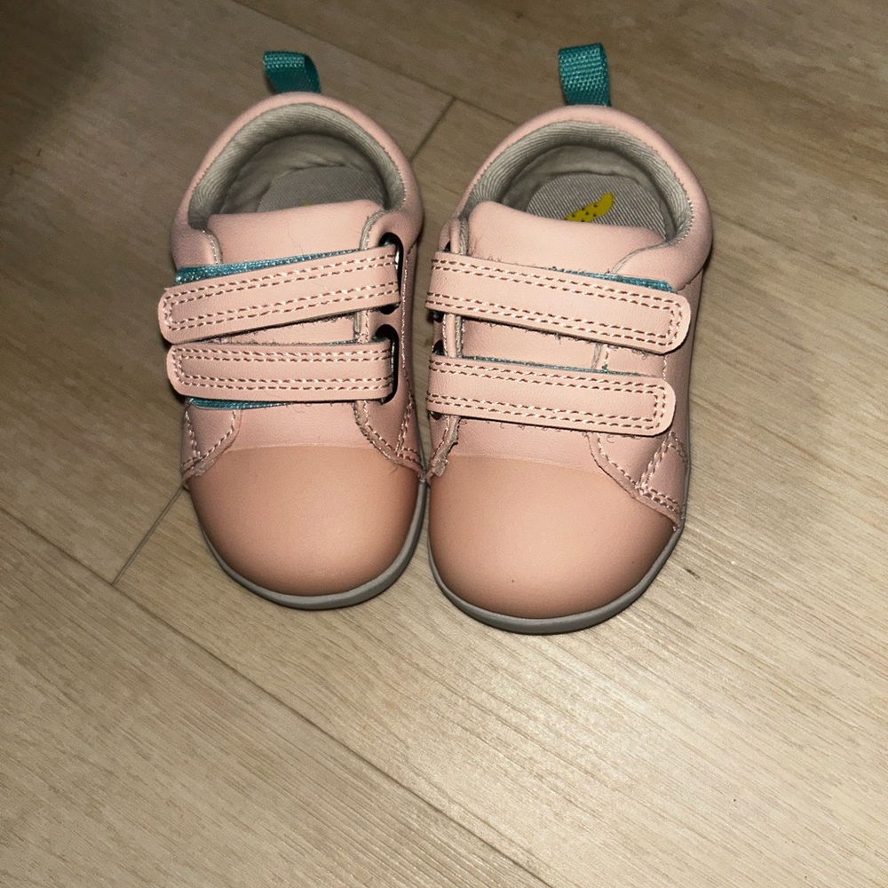 Pink Kids Shoes with Velcro Straps